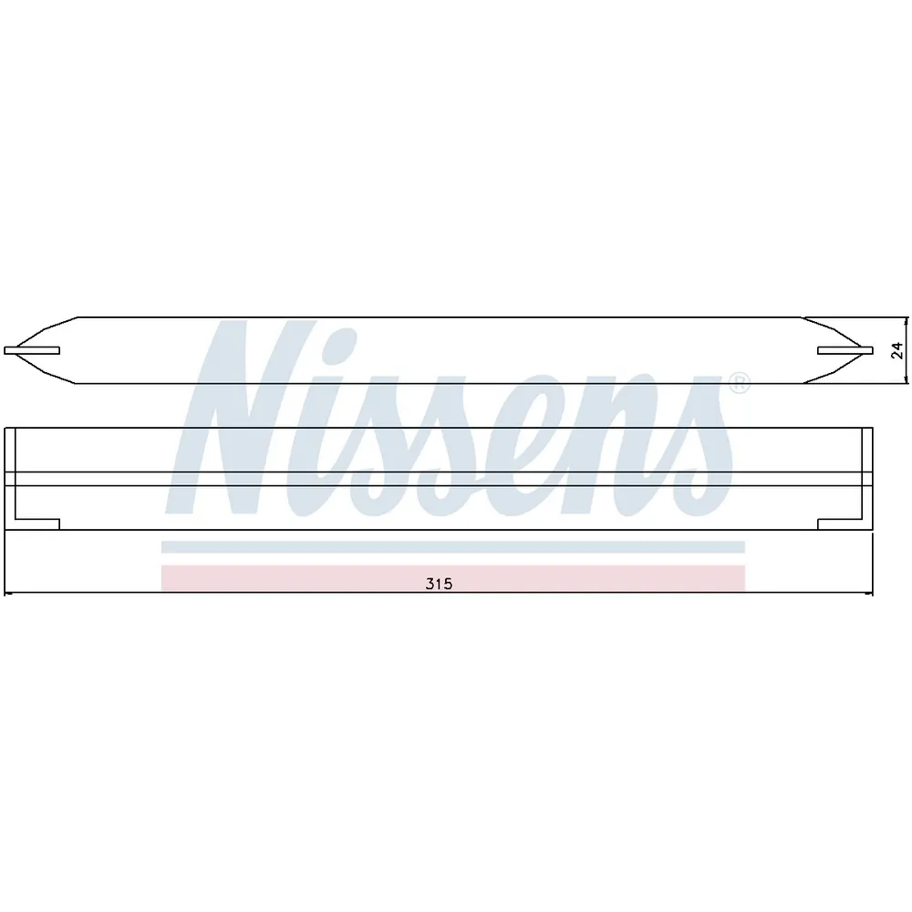 Осушитель кондиционера FORD MONDEO 07- NISSENS 95499