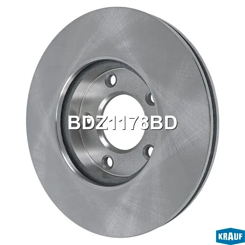 Диск тормозной KRAUF BDZ1178BD