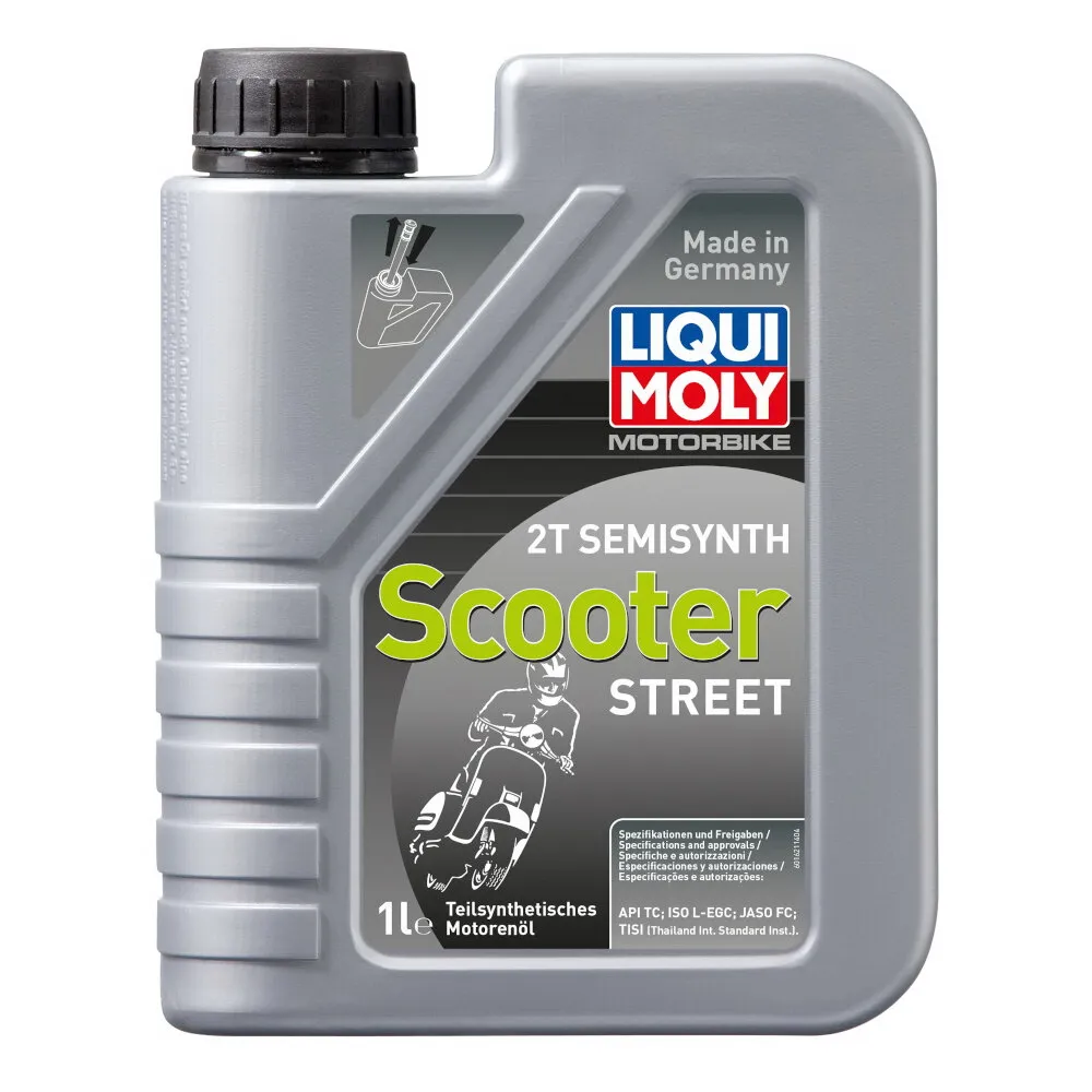 Масло моторное LIQUI MOLY Motorrad Scooter 2Т Semisynth полусинтетическое 1 л 3983 / 1621