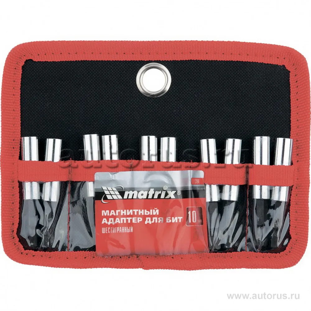 Адаптер магнитный для бит, шестигранный, 10 шт. MATRIX 11398
