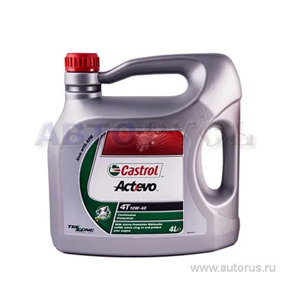 Масло моторное 4T Castrol Act>Evo 4T 10W40 полусинтетическое 4 л 151A83