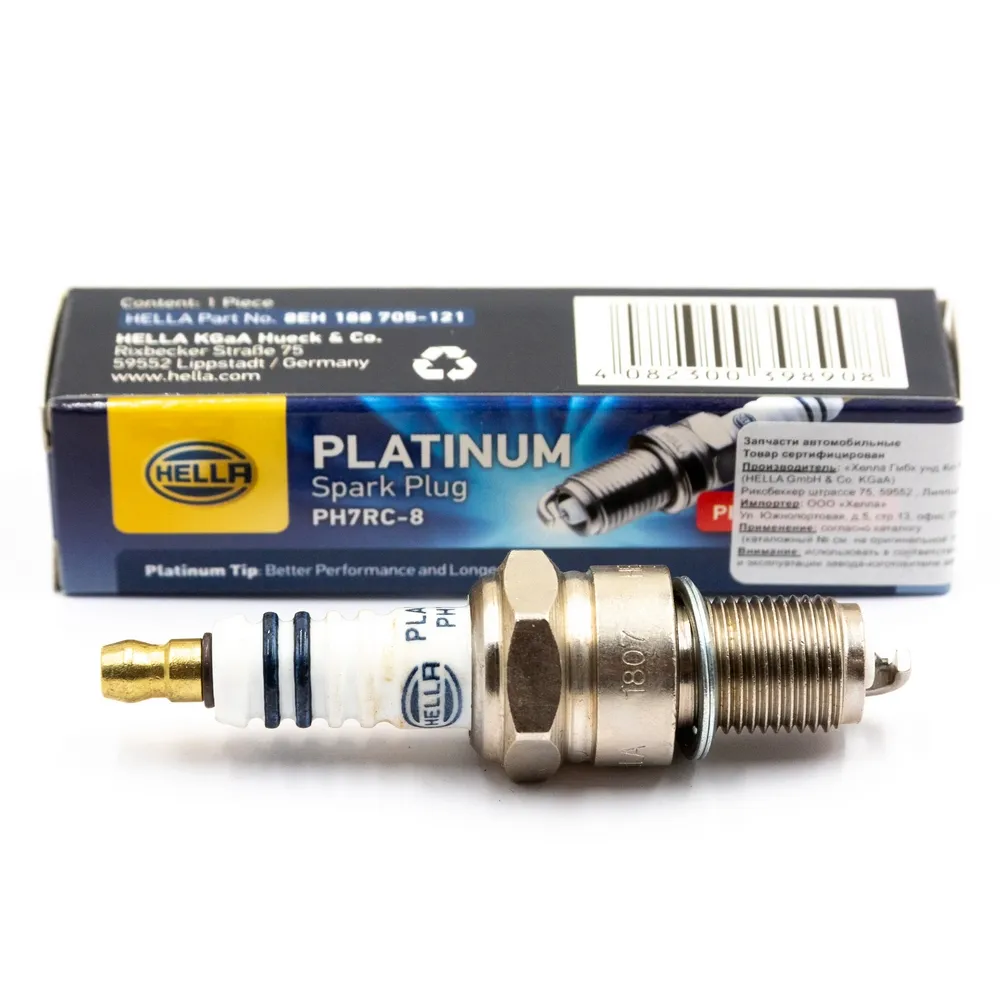 Свеча зажигания Platinum PH7RC-8 HELLA 8EH188705-121