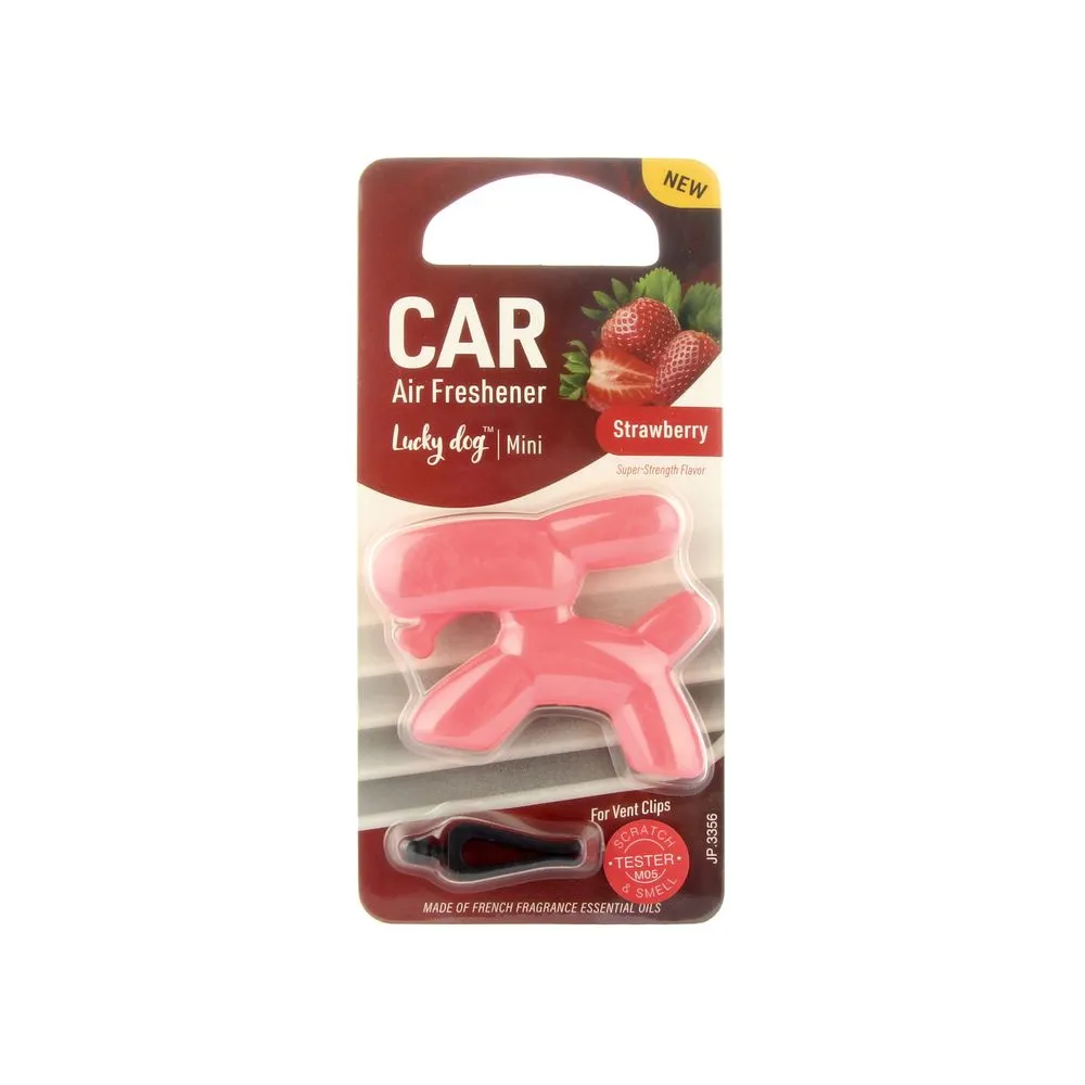 Ароматизатор полимерный Kogado Lucky Dog Mini на кондиционер Strawberry KOGADO 3356