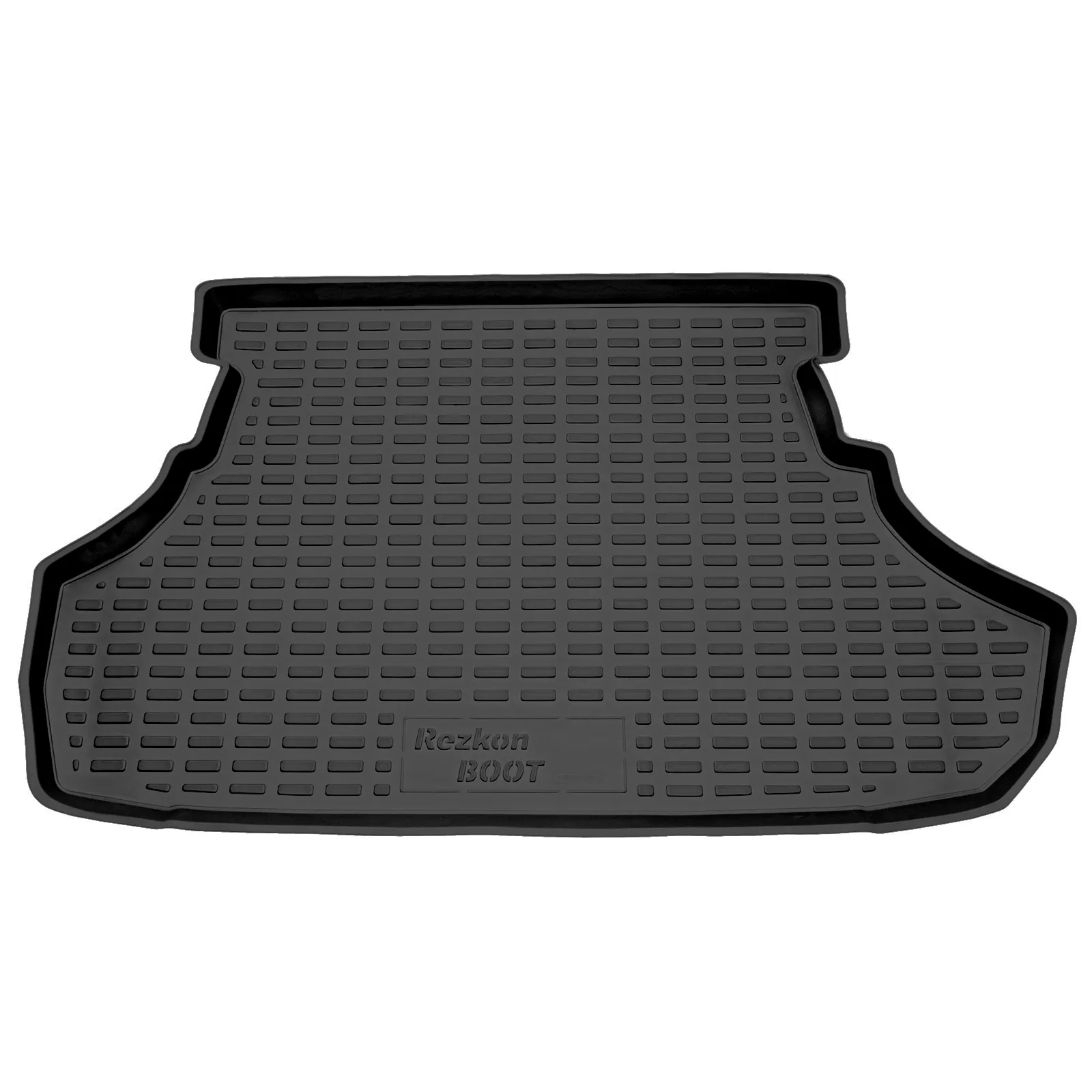 Коврик в багажник Mitsubishi Lancer X (CY) 2007-2017 седан пластик Rezkon 5024010200