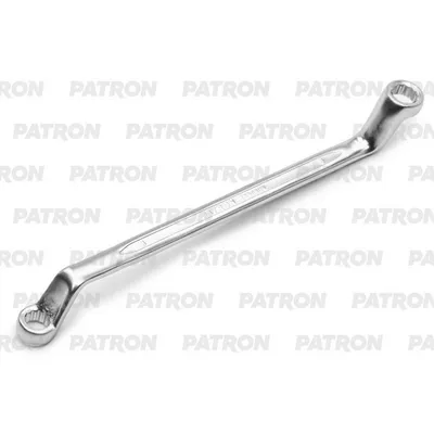 Ключ накидной изогнутый на 75 градусов, 8х9 мм PATRON P-7590809