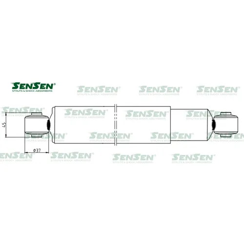 Амортизатор_зад Grand Cherokee 1999-2004 SENSEN 12140153
