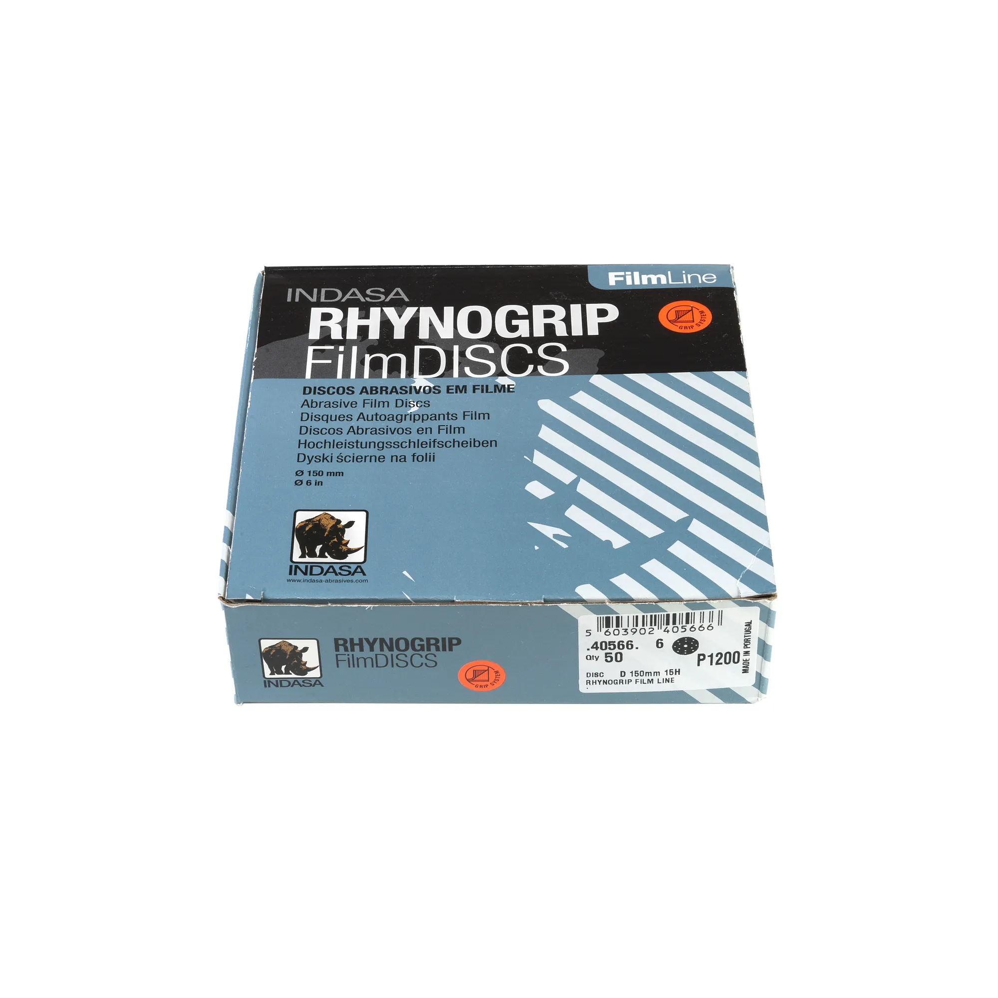 Круг RHYNOGRIP (15H) D150 мм Р1200 Indasa 40566