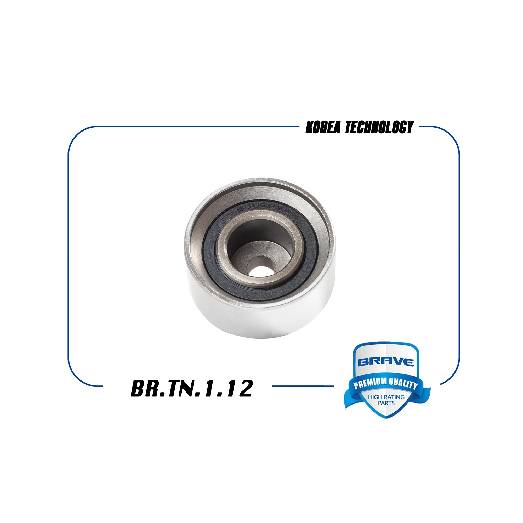 Ролик натяжителя ремня ГРМ опорный HYUNDAI Accent,Тагаз BRAVE BR.TN.1.12