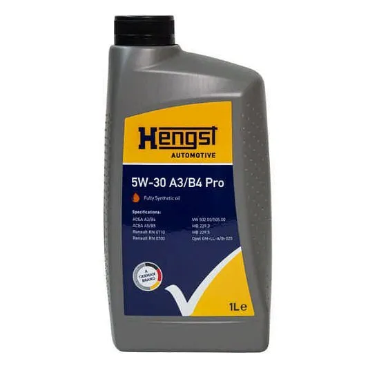 Масло моторное 5W30 A3/B4 Pro 4л HENGST 1674-800-000