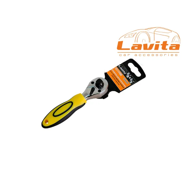 Трещотка с реверсом 1/2; 3/8, длина 150 мм, 72 зубца Lavita LA 511708