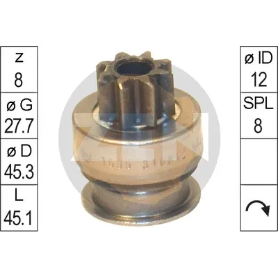 Бендикс стартера ERA ZN1695