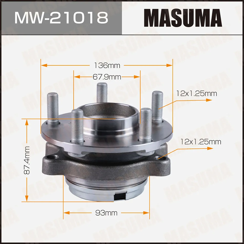 Ступичный узел MASUMA MW-21018