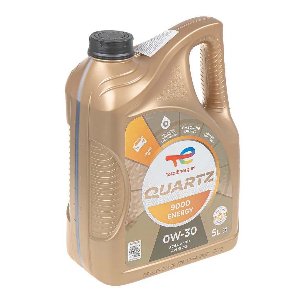 Масло моторное TOTALENERGIES Quartz 9000 Energy 0W-30 синтетическое 5 л 213686