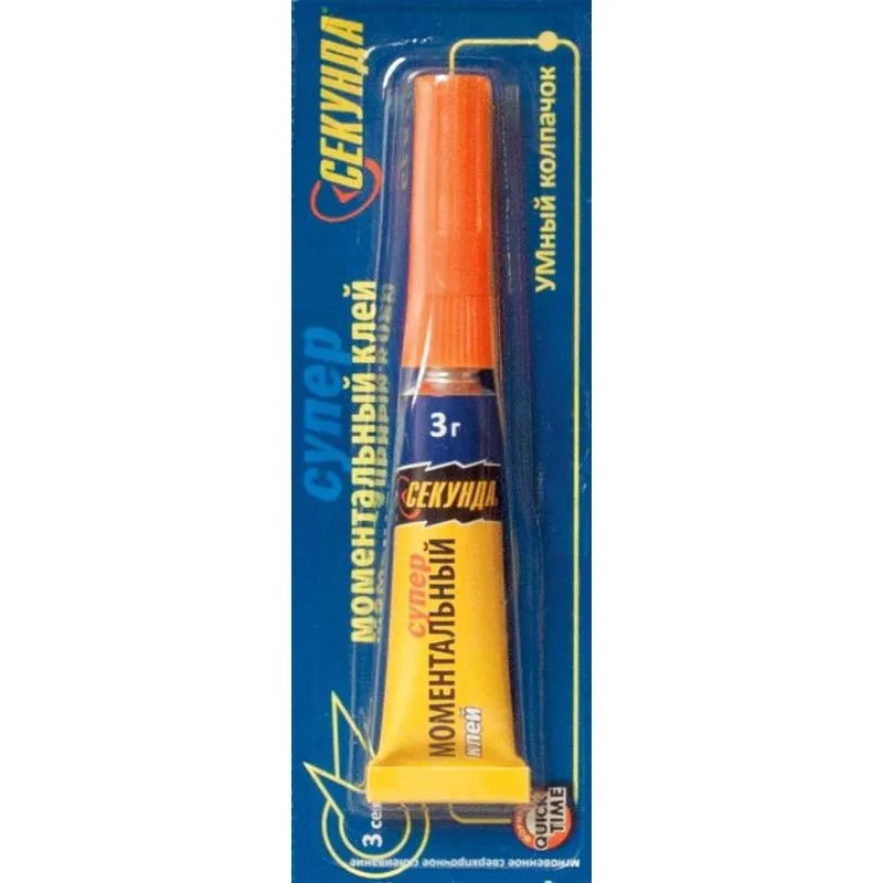 Клей Моментальный СЕКУНДА 3 г (403-107) 466710