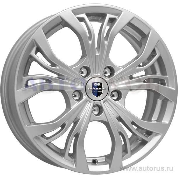 Диск литой R17 7J 5x105/56.6 ET42 КИК Аламида блэк платинум 18662
