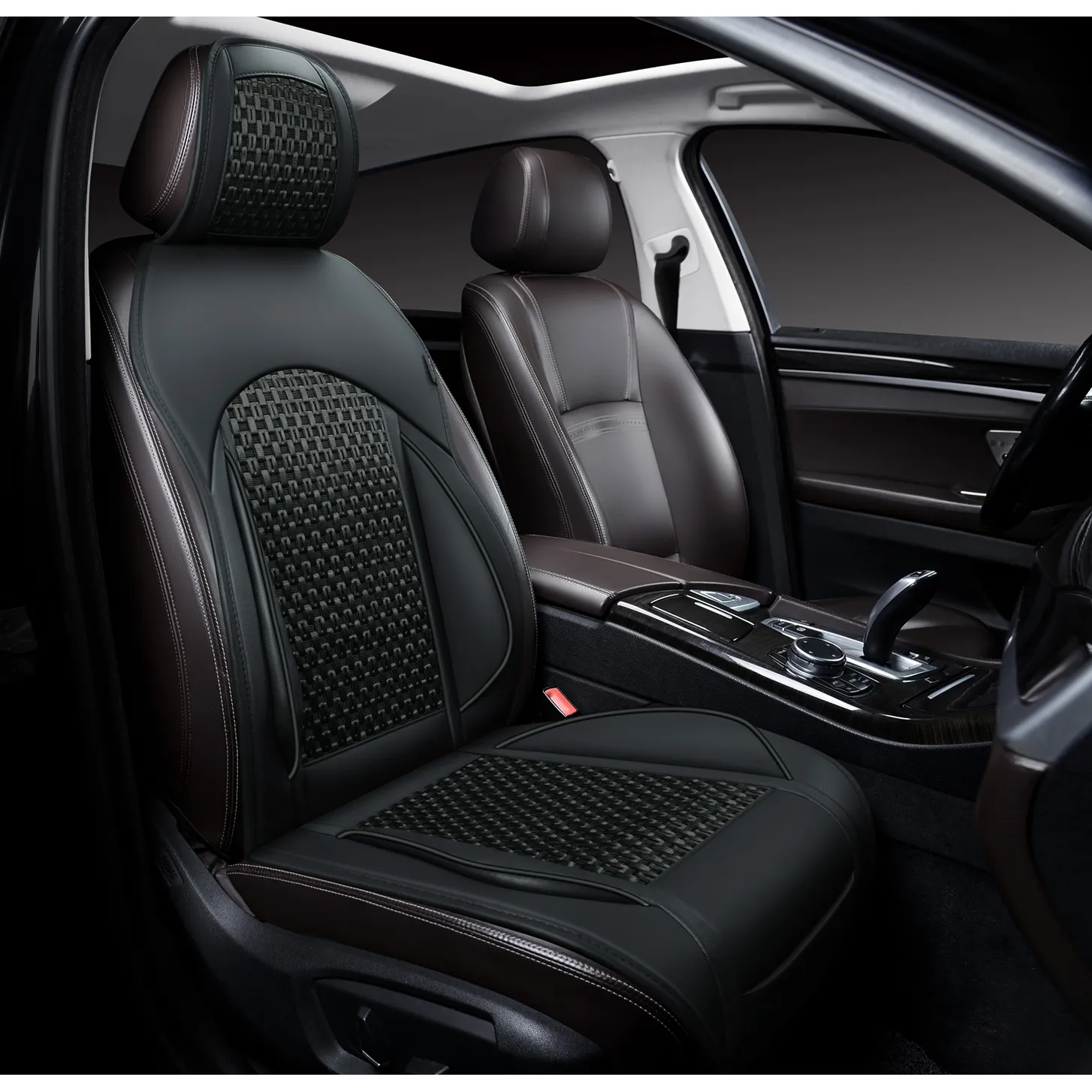 Накидка на сиденье универсальная PSV Pixel FRONT (Черный), на переднее сиденье 1 штука 136235