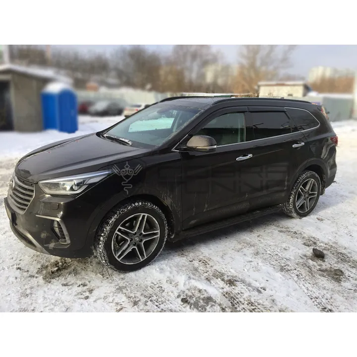 Дефлектора на окна Hyundai Grand Santa Fe 2013 деф.окон Cobra Tuning H24313