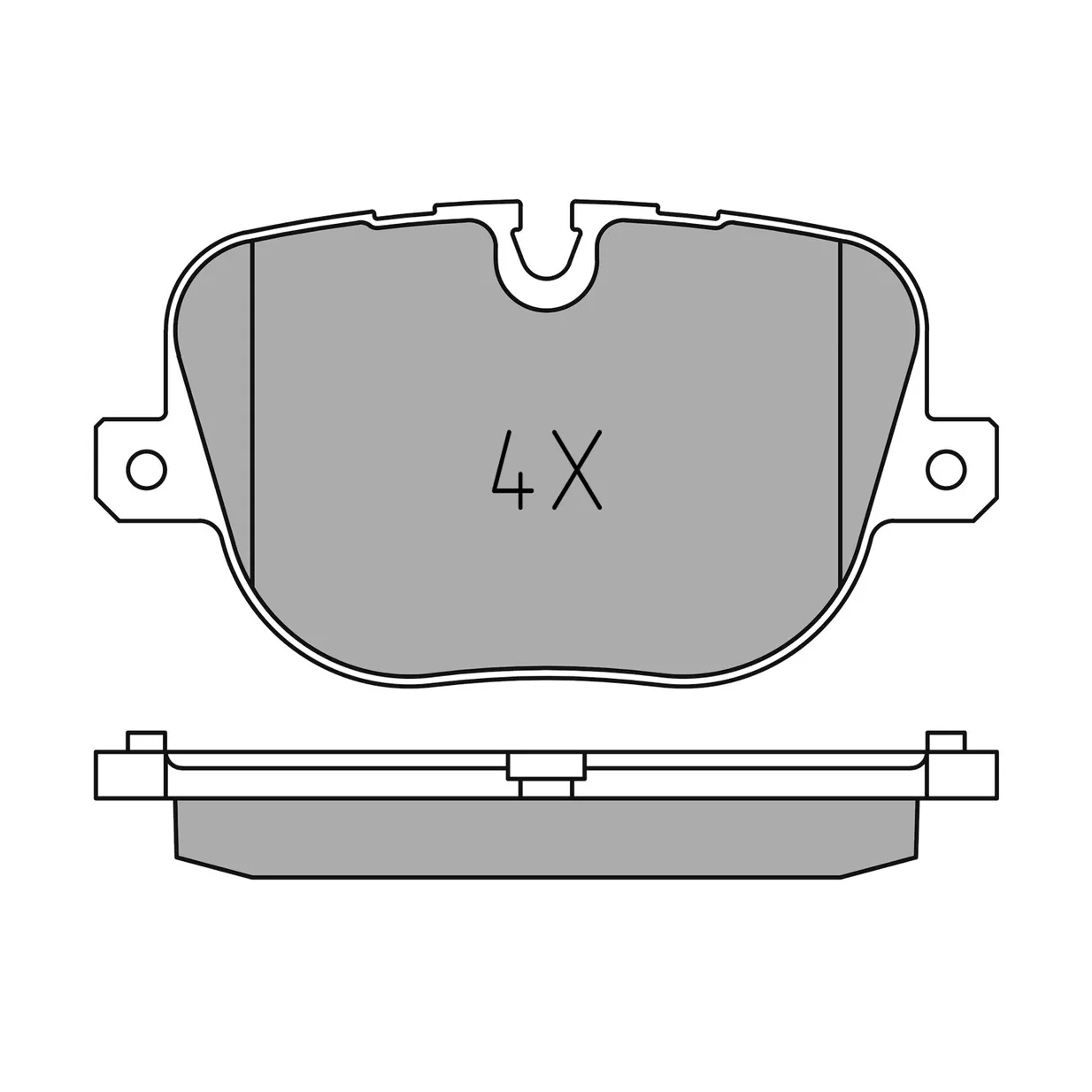 Комплект дисковых тормозных колодок LAND ROVER Range Rover III (03/02-12/12), Range Rover Sport I (0 MEYLE 0252508517