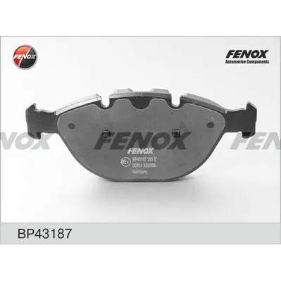 Колодки тормозные дисковые BMW X5(E53) 4.4/4.6/4.8 00-04 193,2x79,2x19,6; ПЕР FENOX BP43187