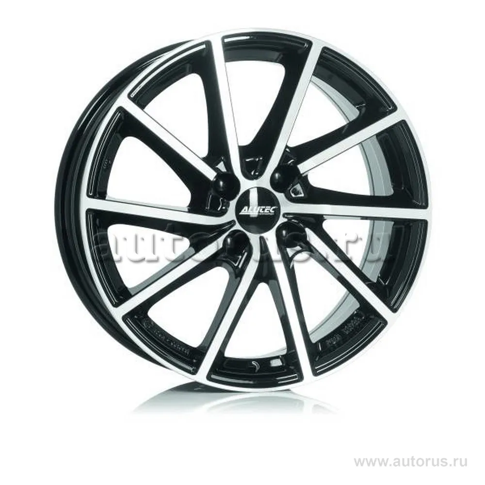 Диск литой R17 7J 5x108/63.4 ET50 ALUTEC Singa Diamond Black Frontpolished SIN70750F53-1
