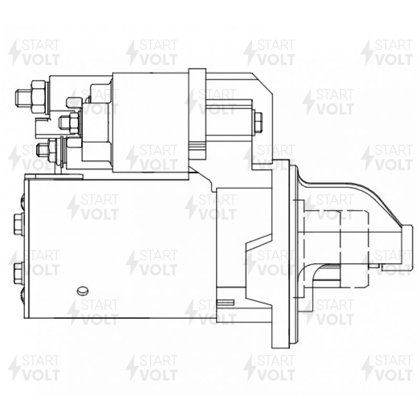 Стартер 1,4кВт STARTVOLT LSt 2757