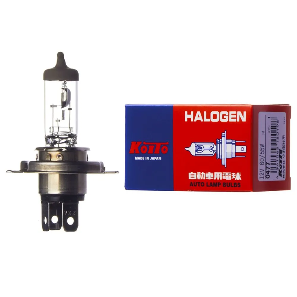 Лампа 12V H4 60/55W P43t KOITO 1 шт. картон 0477