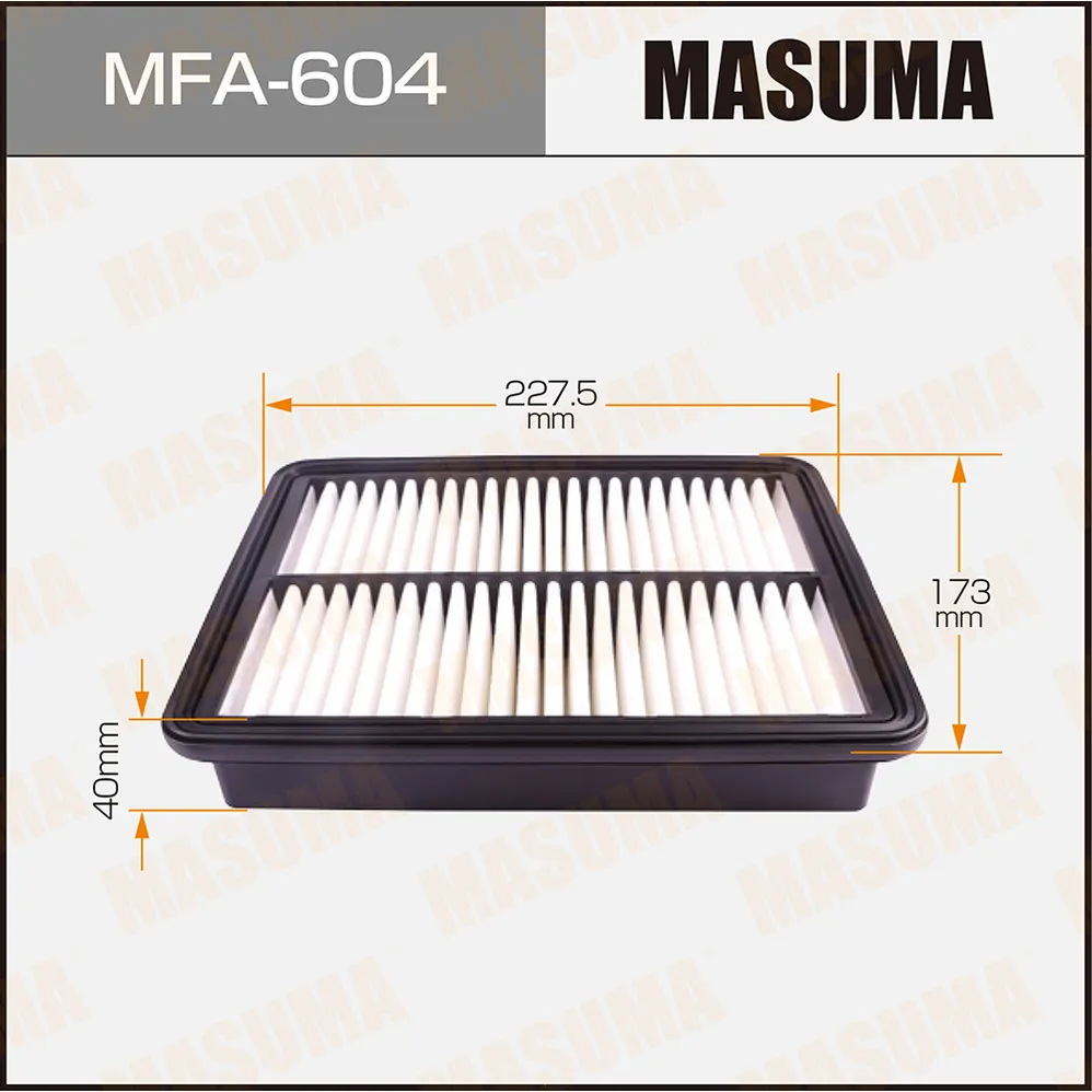 Фильтр воздушный MAZDA Axela/Demio/2/3 MASUMA MFA-604
