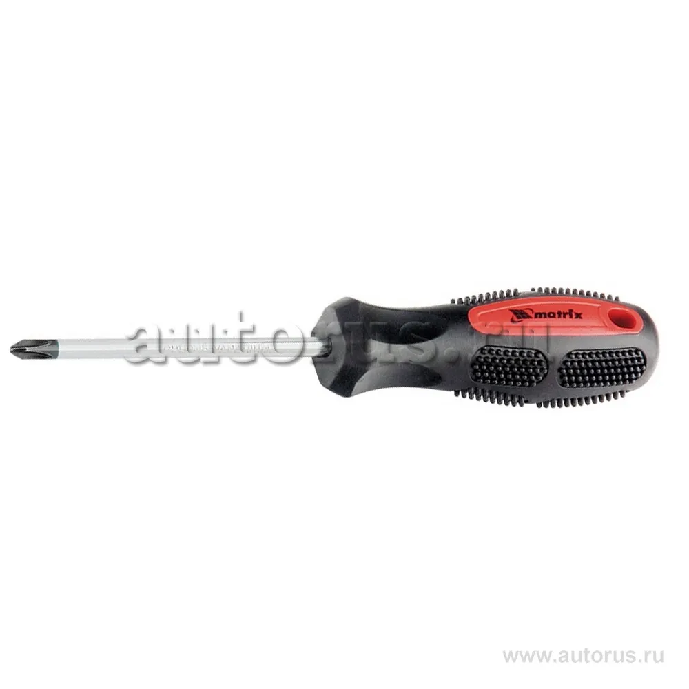 Отвертка Anti-Slip, Ph1x150 мм, CrV, двухкомп. рукоятка MATRIX 12246