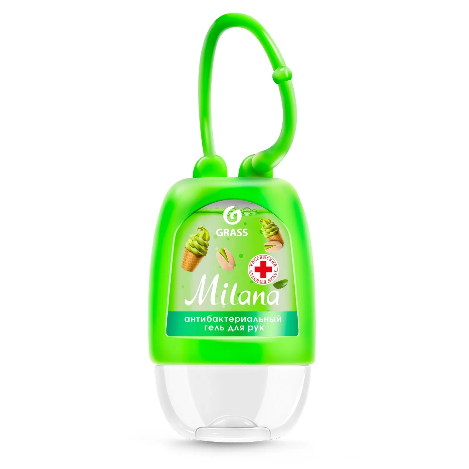 Гигиенический гель для рук Milana сливочно-фисташковое мороженное 30 мл