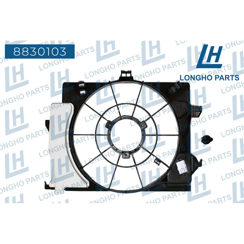 Диффузор радиатора HYUNDAI SOLARIS KIA RIO III 10- 253501R050 LONGHO 8830103