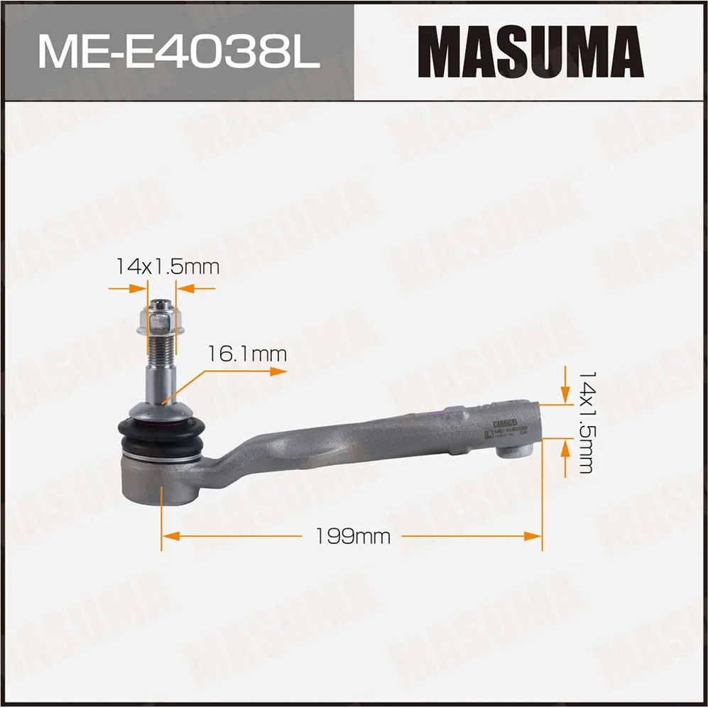 Наконечник рулевой тяги MASUMA ME-E4038L