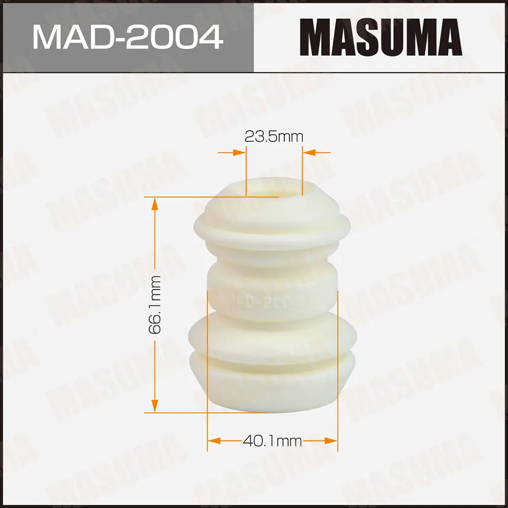 Отбойник амортизаторов, 40.1х23.5х66.1 MASUMA MAD-2004