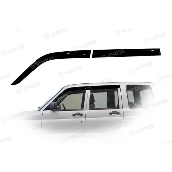 Дефлектора на окна УАЗ Патриот Спорт Cobra Tuning U0003