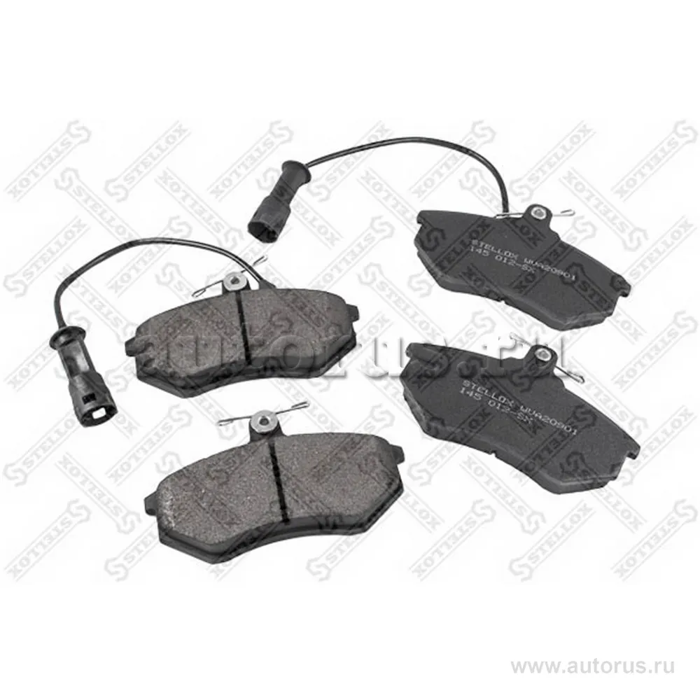 Колодки дисковые п. Audi 80 1.8i-1.9TD 86-91 STELLOX 145 012-SX