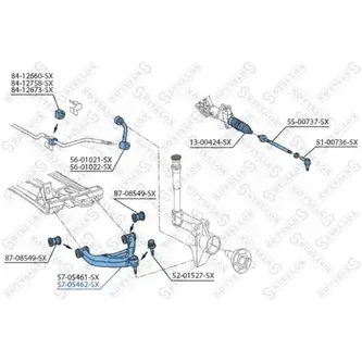 Рычаг нижн. п. MB Sprinter all 95-00, VW LT 28-46 all 96> STELLOX 57-05462-SX
