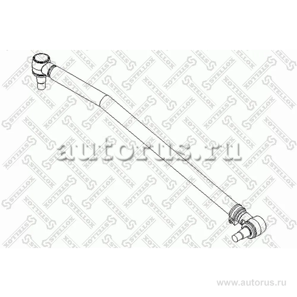 Тяга рулевая прод L 846 d 42 изг-1 конус 26 MB Atego 712-823 STELLOX 84-35089-SX