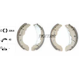 Колодки тормозные барабанные TEXTAR 91052600