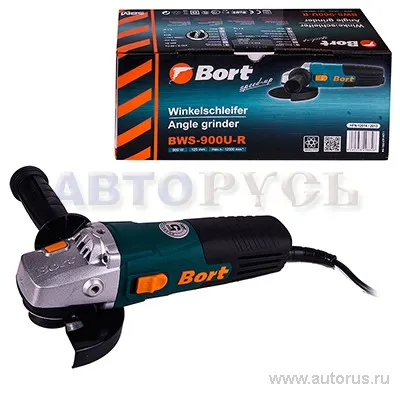 Машина шлифовальная, угловая, 900 Вт BORT BWS-900U-R (98298826)