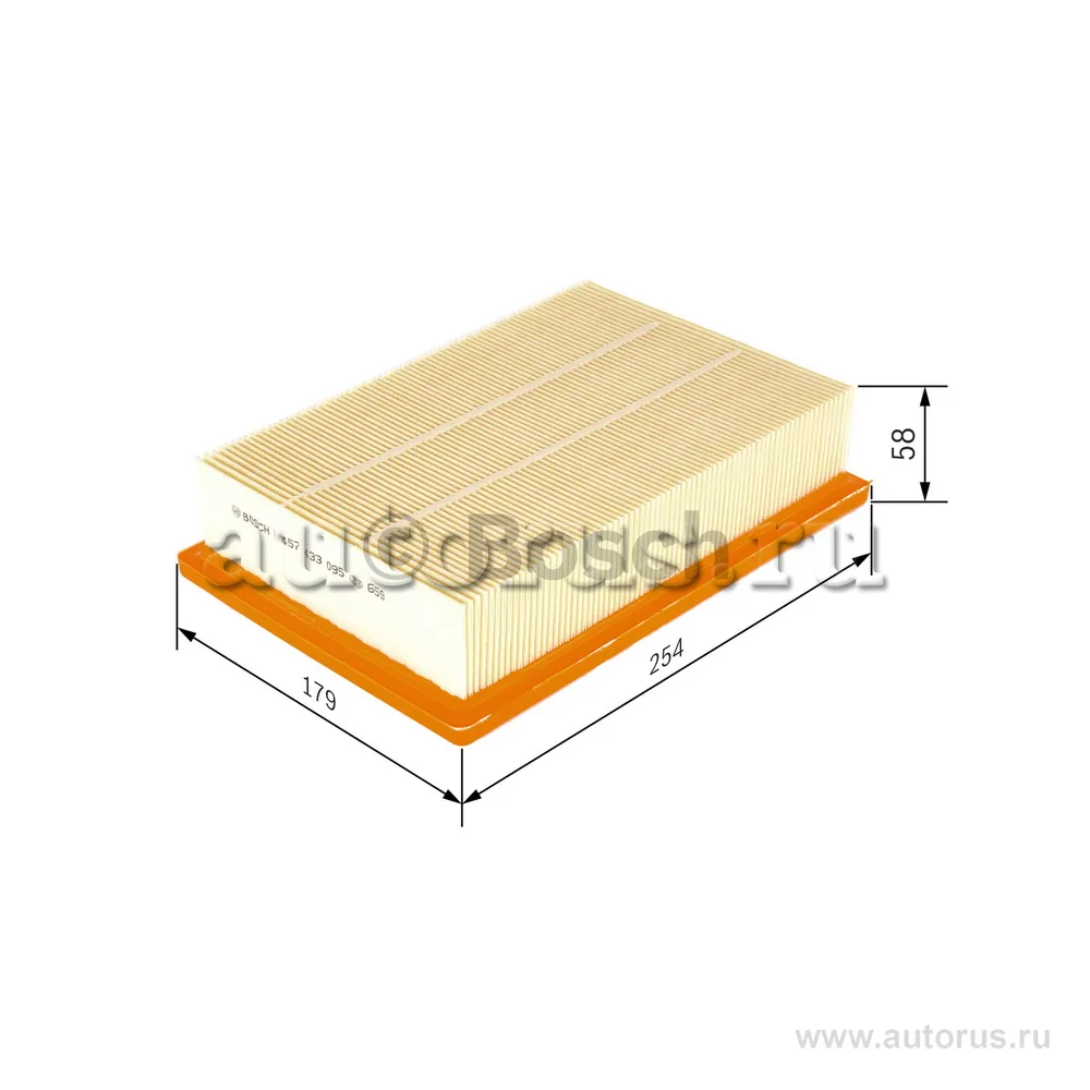 Фильтр воздушный Ford Maverick 2.0 3.0 16V24V 01 BOSCH 1 457 433 095