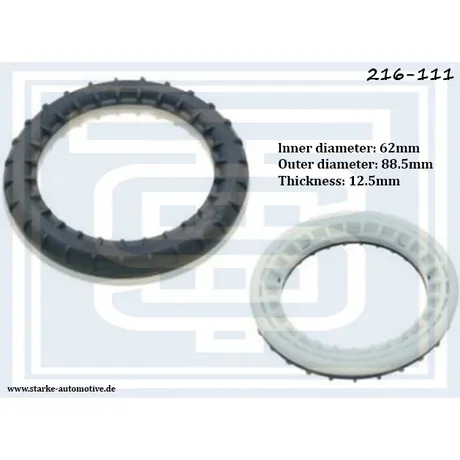 Подшипник опорный VOLVO 740-760/940-960 / SAAB 900 II/9-3 (YS3D) / 9-5 (YS3E) передний STARKE 216-111