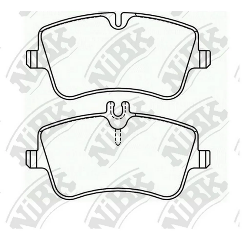 Колодки тормозные передние NIBK PN0199W NIBK PN0199