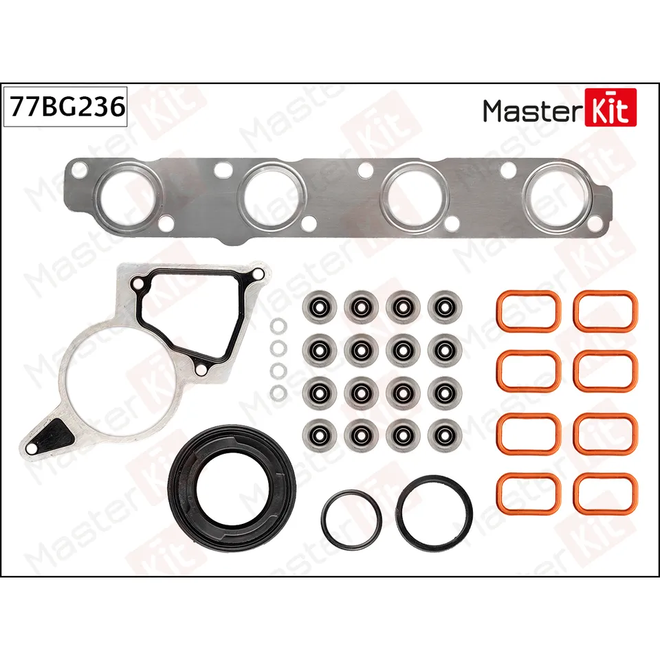 Комплект прокладок ГБЦ FORD PGFA, QVFA MASTERKIT 77BG236