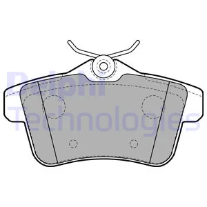 Колодки задние DELPHI LP2180