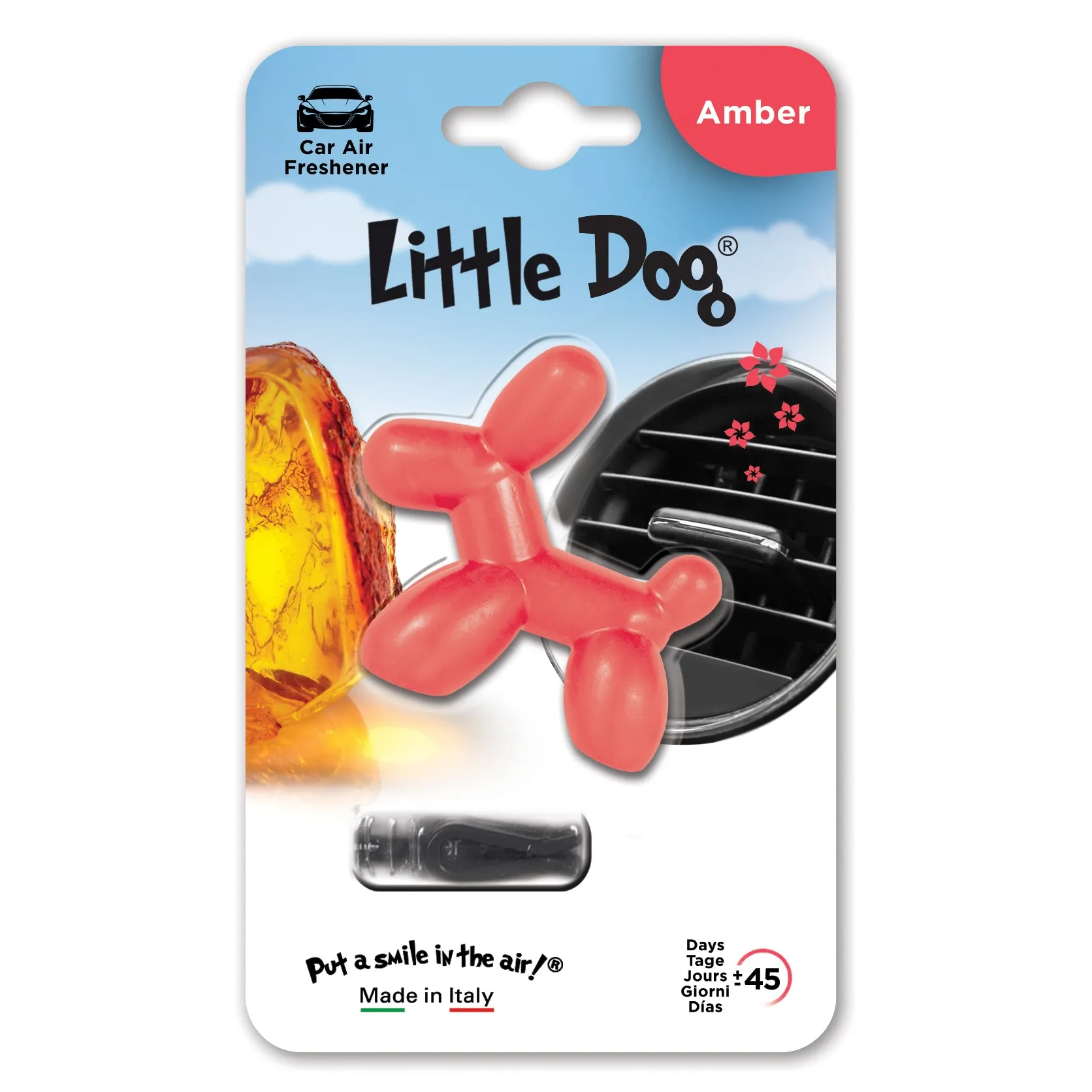 Ароматизатор на дефлектор Little Dog Amber (Янтарь) Little Dog ED1212