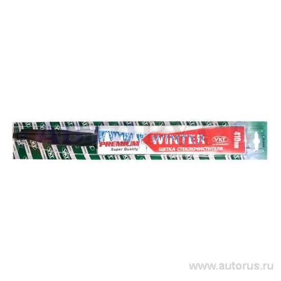 Щетка стеклоочистителя зимняя 410 мм каркасная 1 шт VK TECHNOLOGY Green Line VT 05516