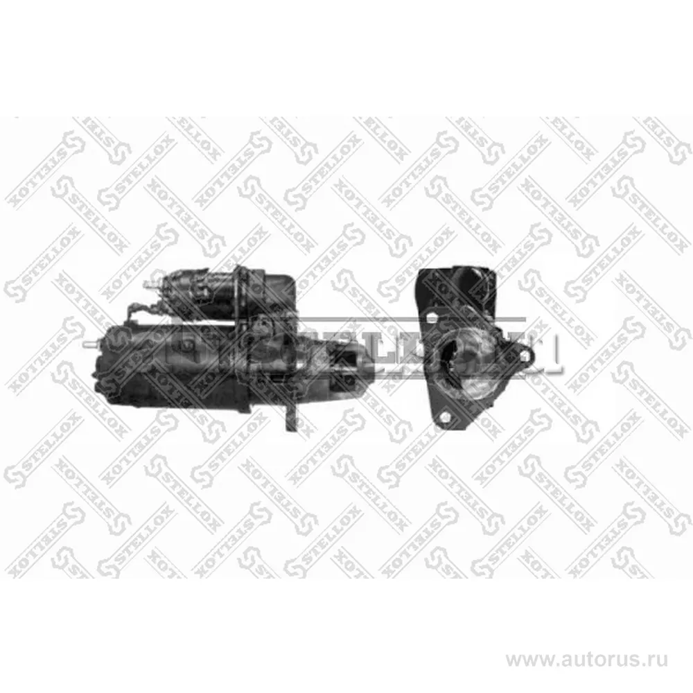Стартер 24V-6.2KW 11 зубьев 85°вправо MB Actros 04.96-> STELLOX 88-02011-SX