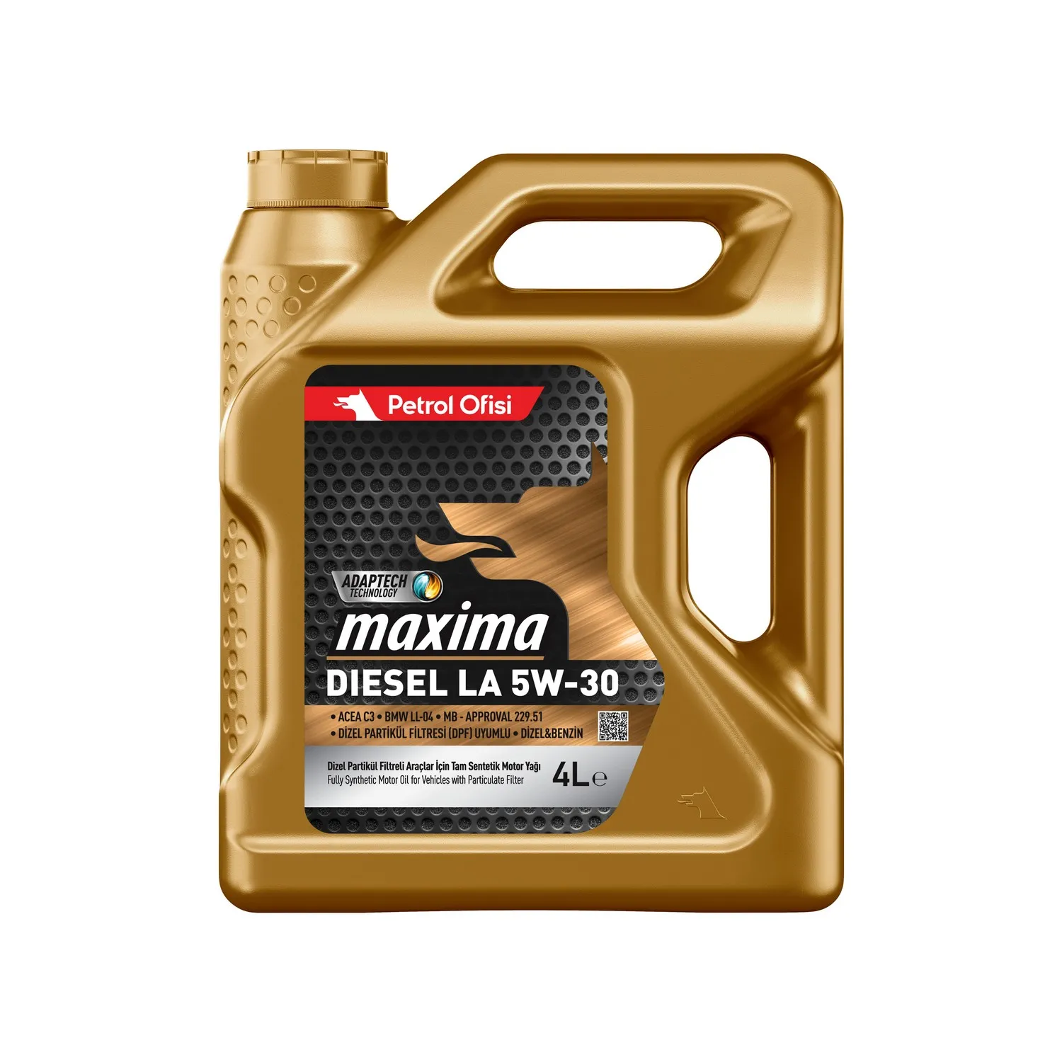 Масло моторное MAXIMA DIESEL LA 5W-30 4 л. Petrol Ofisi 400001485