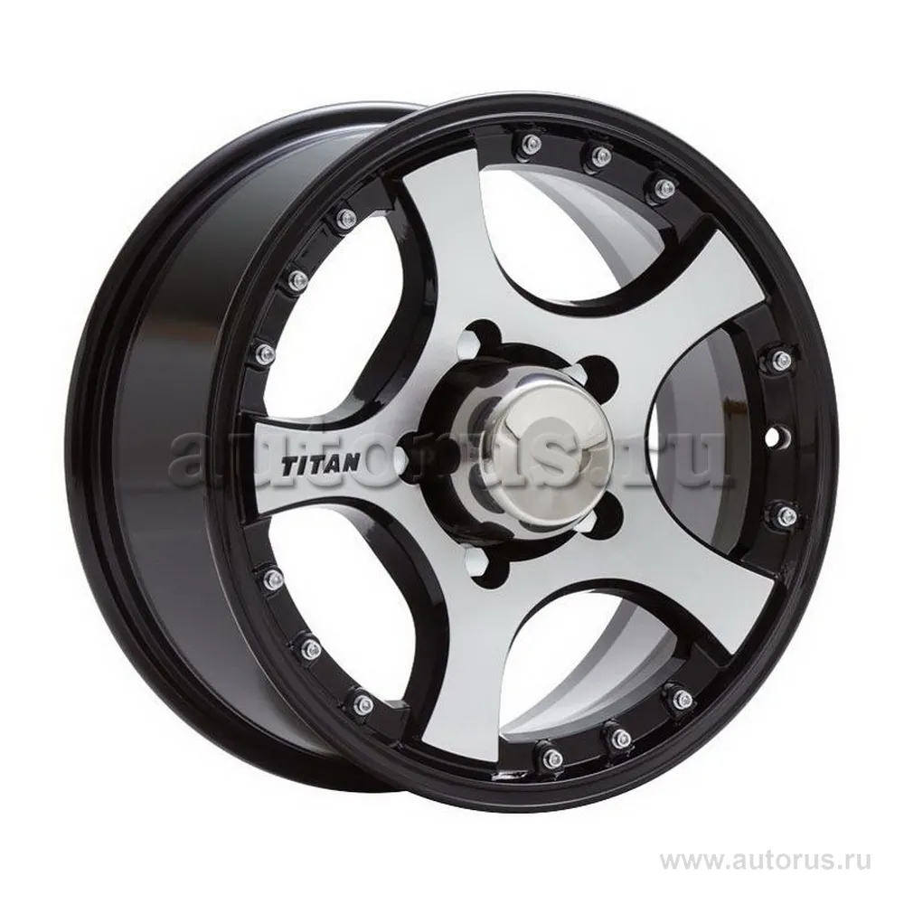 Диск литой R16 7J 6x139.7/109.7 ET0 СКАД Титан алмаз 1240305