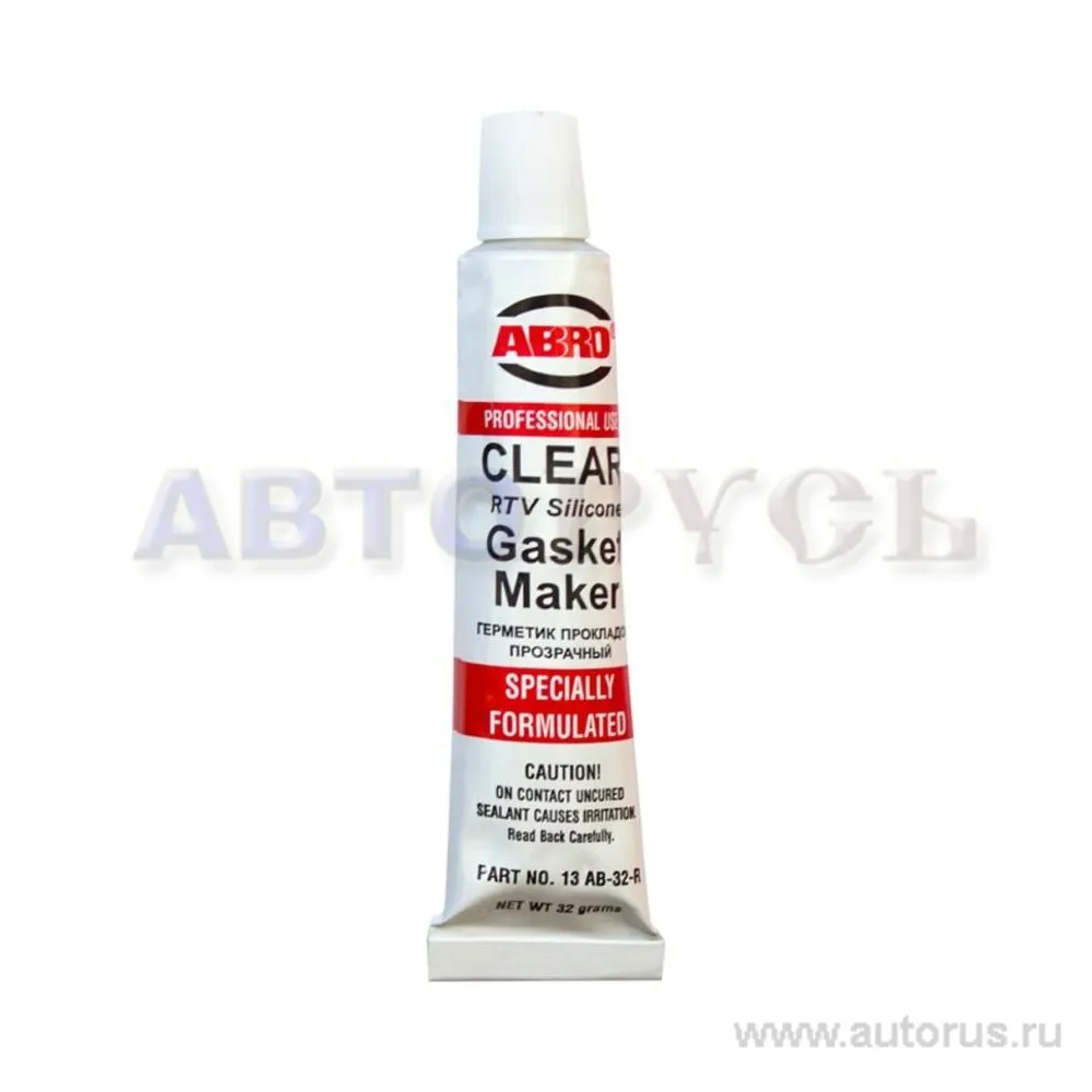 Герметик силиконовый прозрачный 32 г ABRO 13-AB-CH-32R ABRO 13-AB-CH-32R