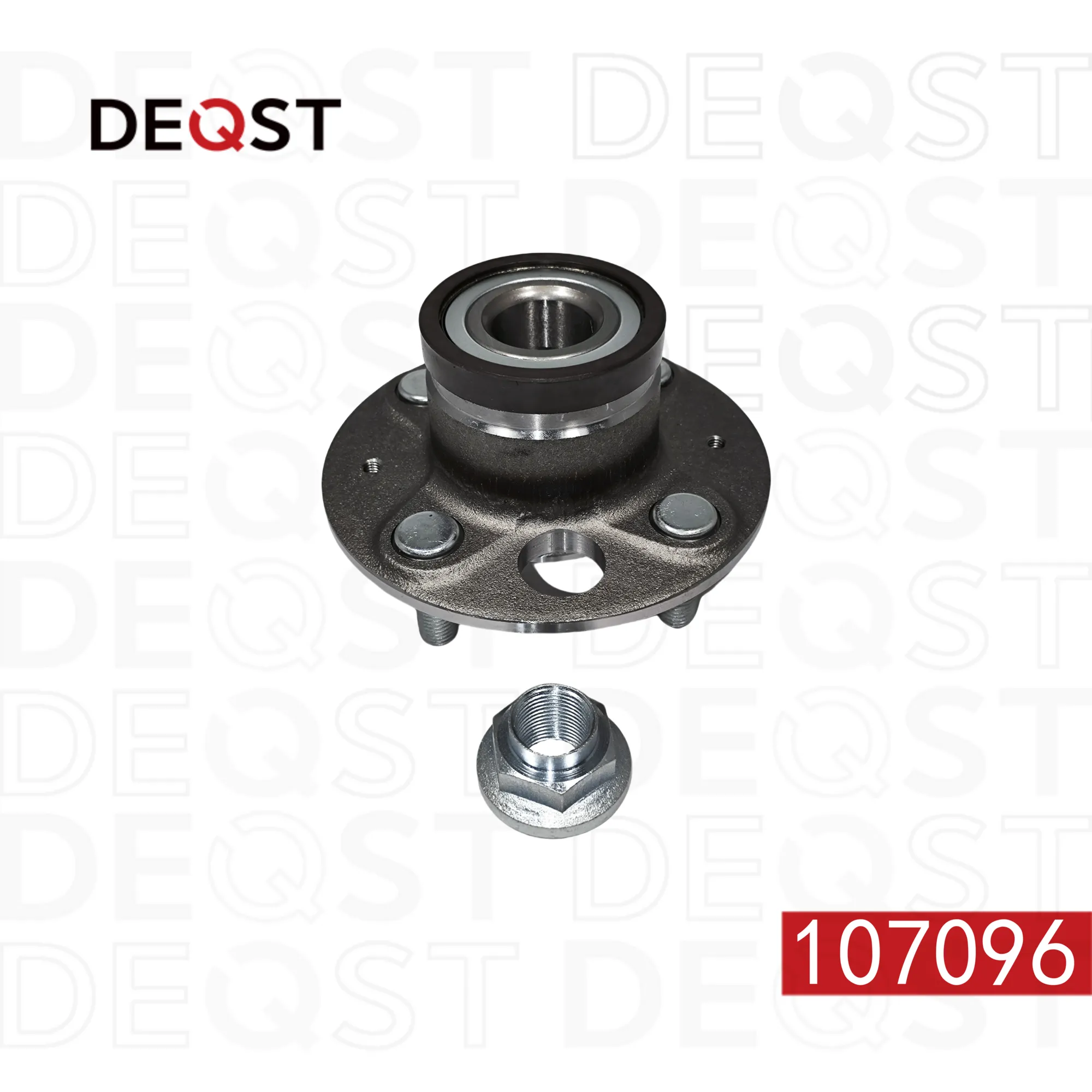 Ступица колеса с подшипником задняя HONDA JAZZ II (GD) -08 DEQST 107096